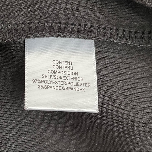 Charles Henry Dress Women’s Small Black Long Bell Sleeve Zipper Back Office - Picture 7 of 7